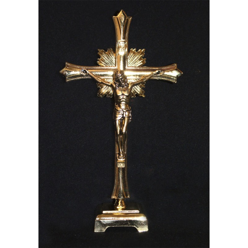 Crucifijo de metal 20 cm.