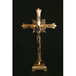 Crucifijo de metal 20 cm.