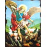 Cuadro icono San Miguel Arcángel 40x30 Pergamino