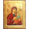 Icono madera Virgen María 31x24