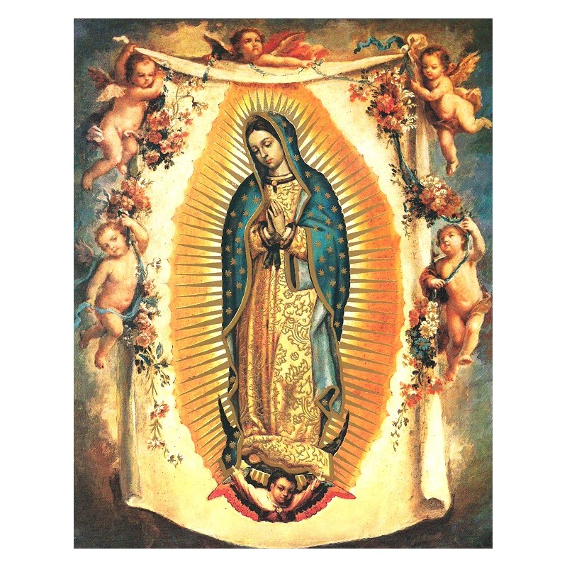 Virgen de Guadalupe 20x25