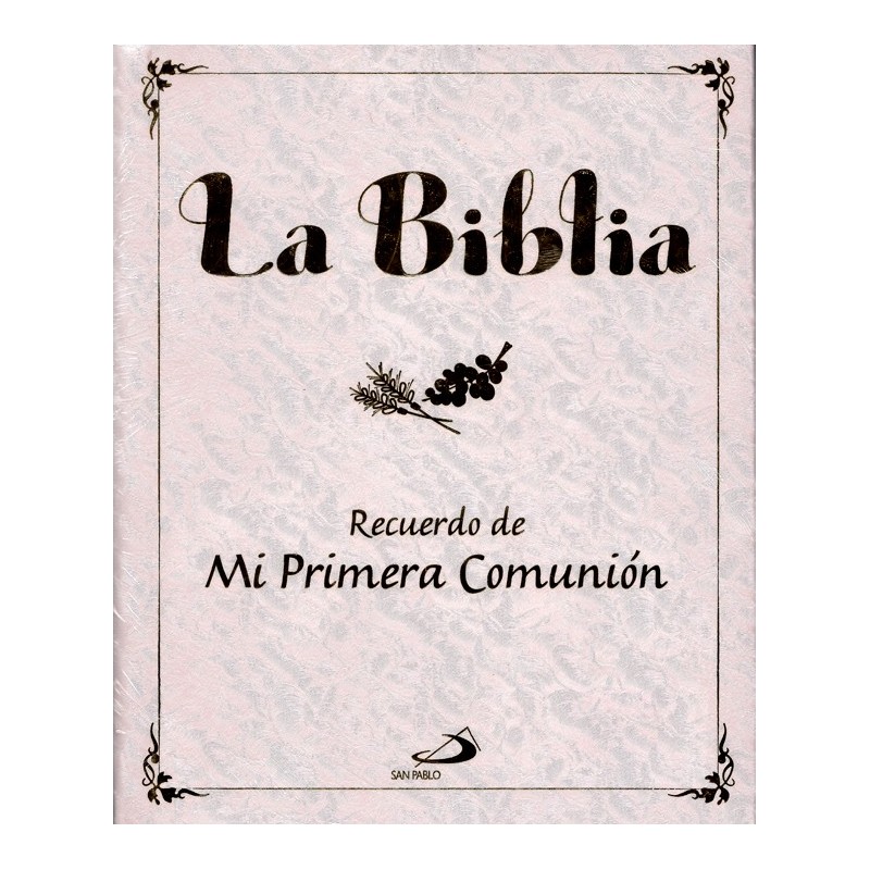 La biblia mi primera comunion