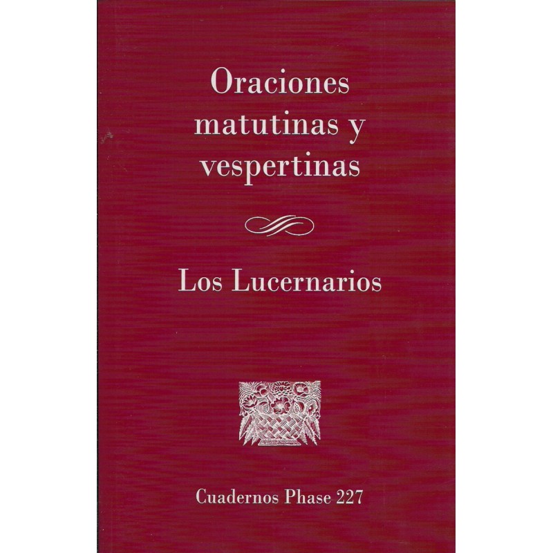 Oraciones matutinas y vespertinas