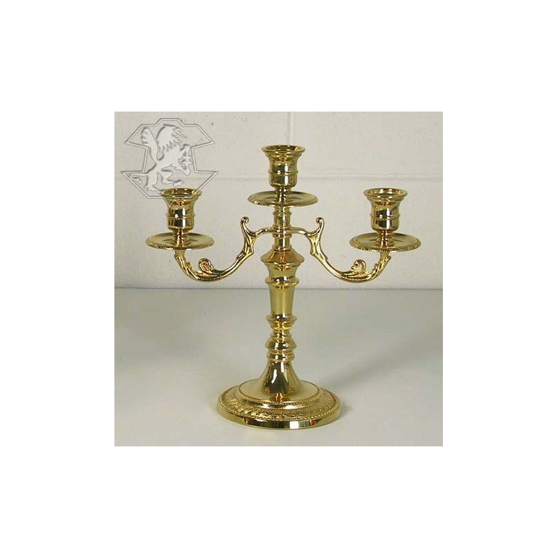 Candelabro alto de 3 brazos