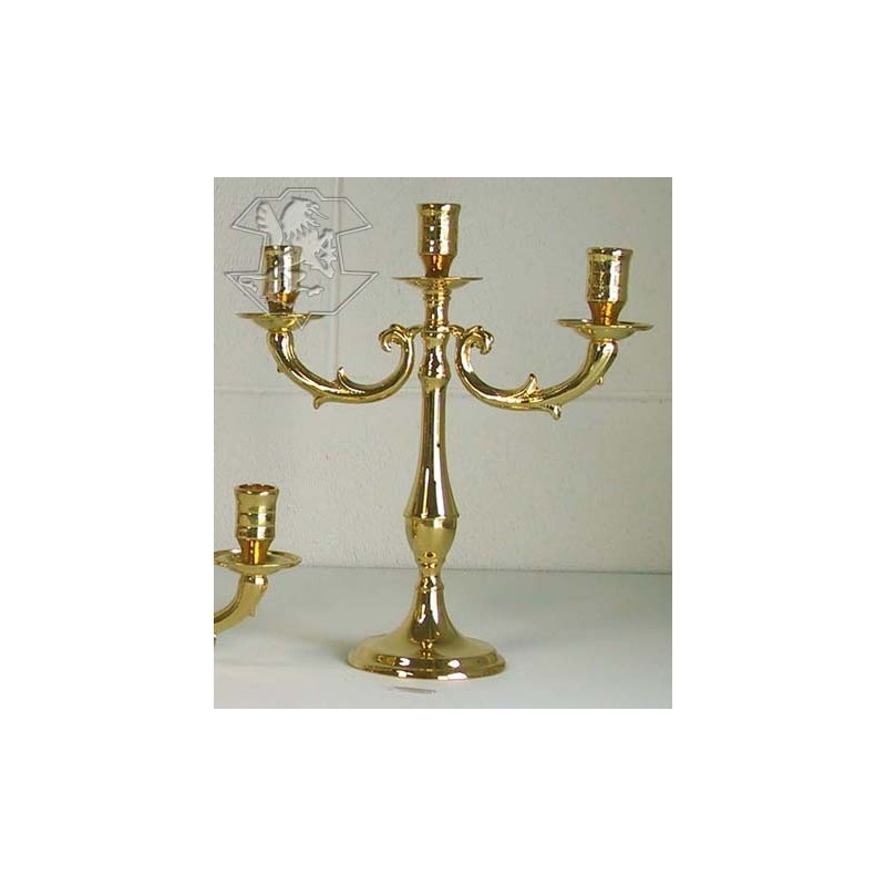 Candelabro alto de 3 brazos