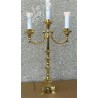 Candelabro barroco 3 brazos de 100 cm.