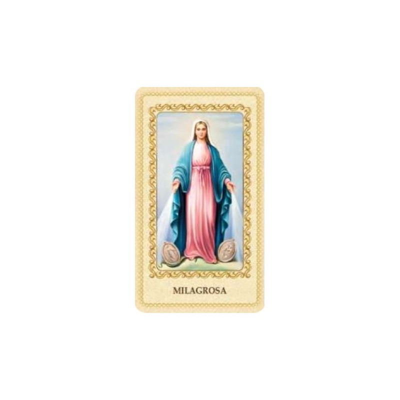 Estampa Virgen Milagrosa