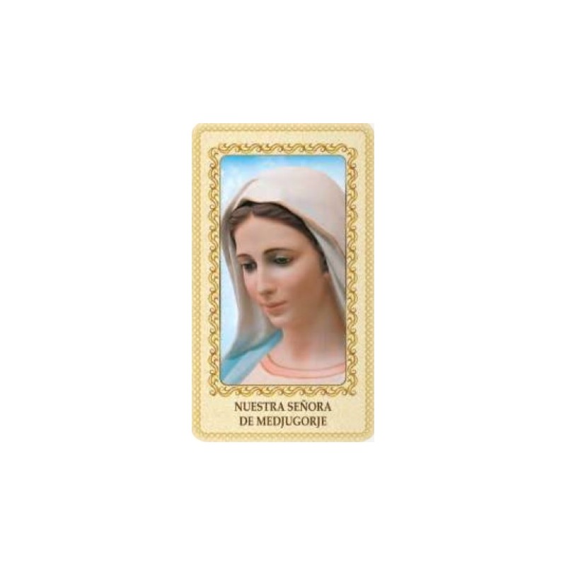 Estampa Virgen de Medjugorje