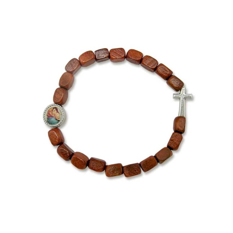 Pulsera elástica madera personalizable