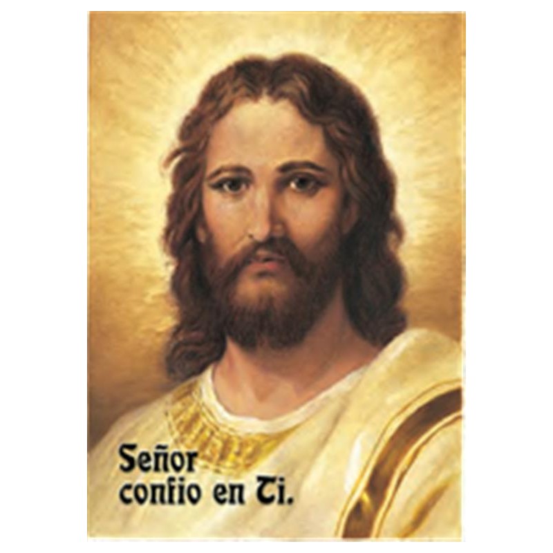 Estampa Señor confío en ti con oración