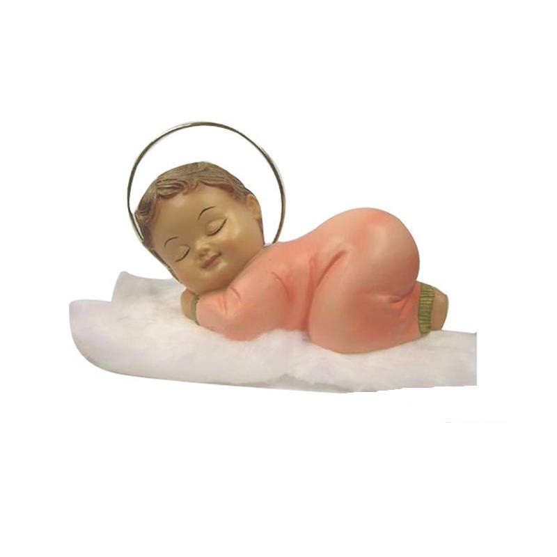 Niño Jesús 8 cm. rosa