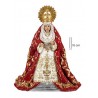 Virgen de la Esperanza 15 cm. rojo